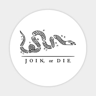 Join or Die Snake Magnet